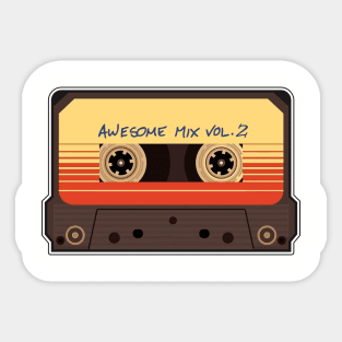 Awesome Mix vol2 Sticker